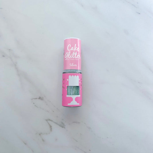 CAKE GLITTER  BY POPPY PAINT (SILVER)