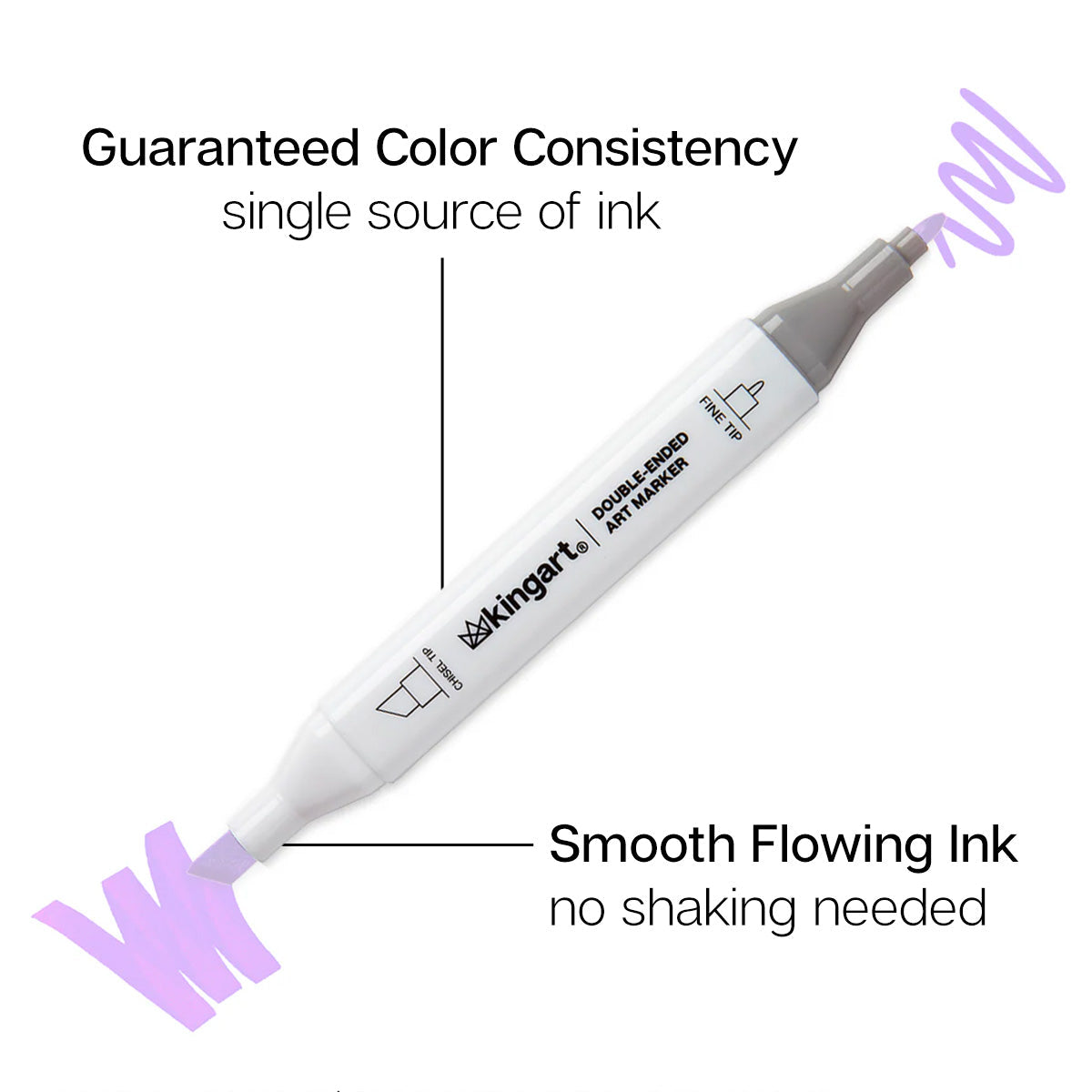 PRO Double-Ended Alcohol Markers - 24 Pastel Colors
