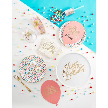 Ceramic Cake Stand - Happy Birthday