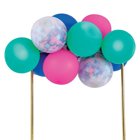 Balloon Cake Topper - Blue/Teal