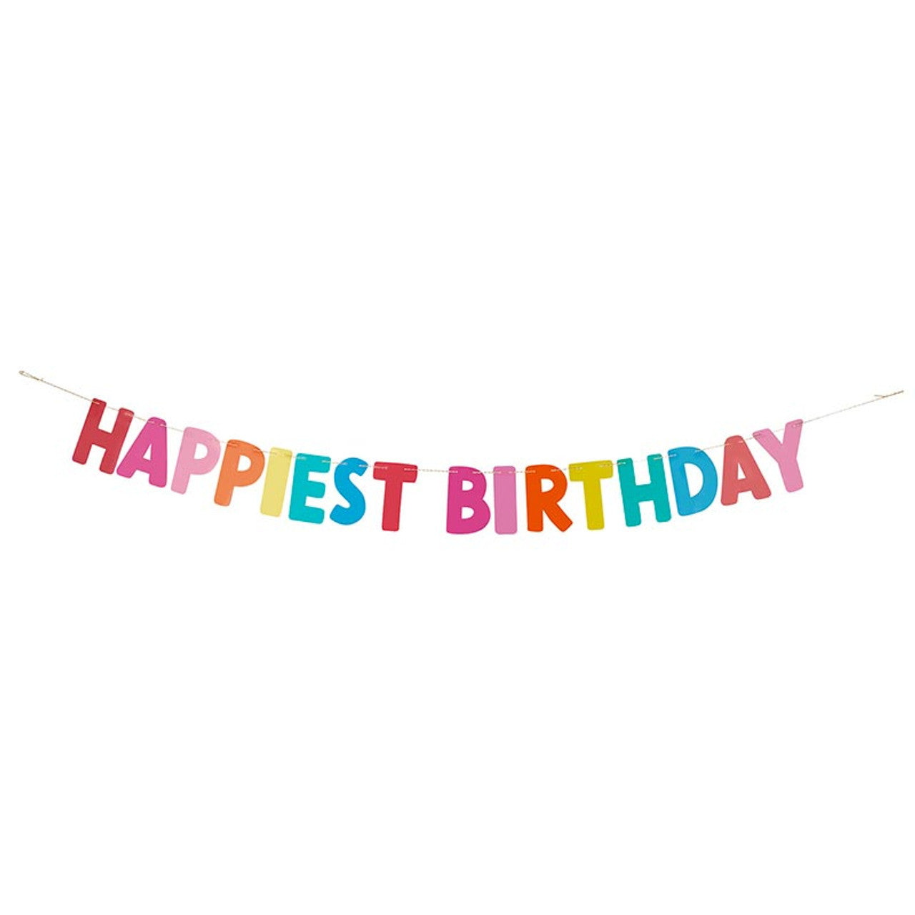 Paper Garland - Happiest Birthday