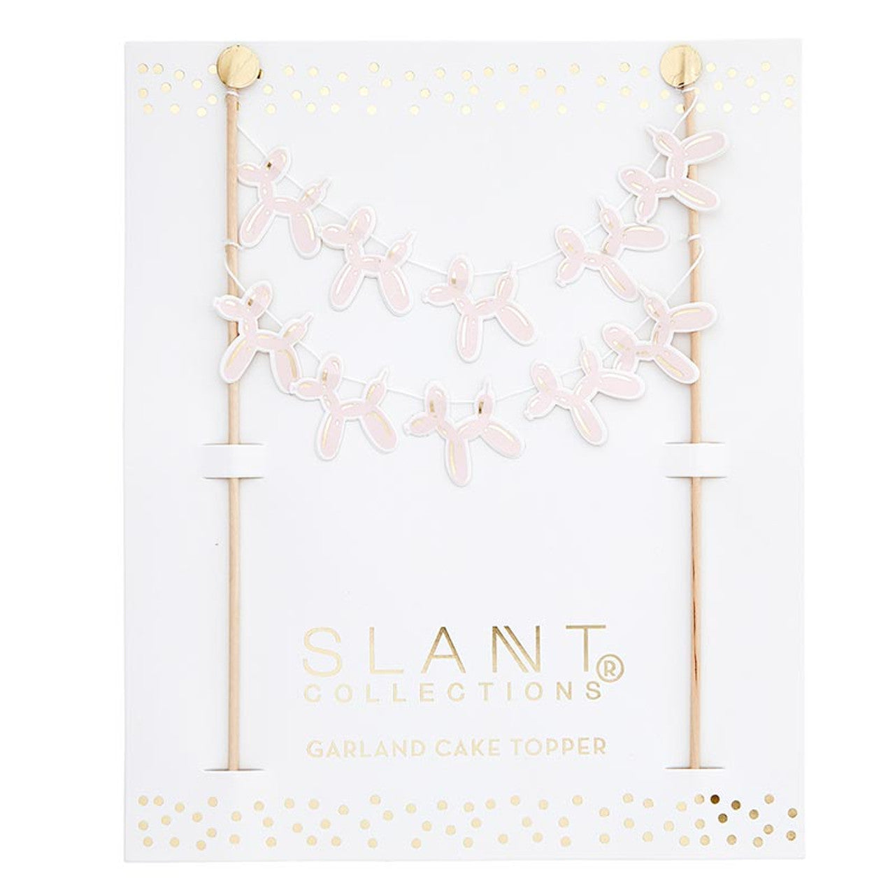 Garland Cake Topper - Balloon Dog