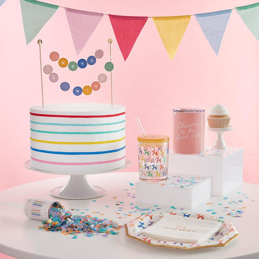 Decagon Paper Plates - Balloon Dog