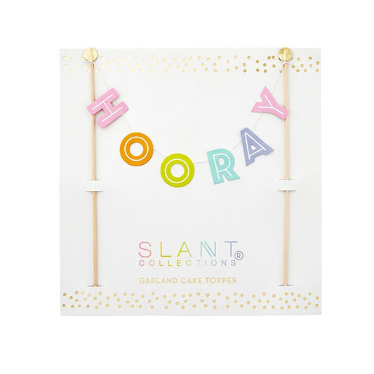 Garland Cake Topper - Hooray Kids