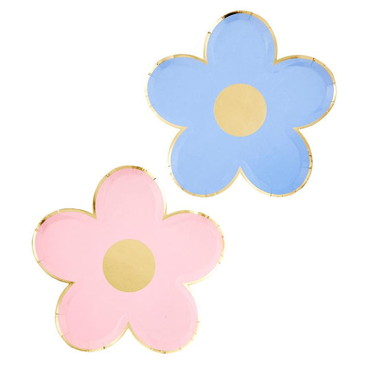 Paper Plates - Mod Party Flower - 8ct