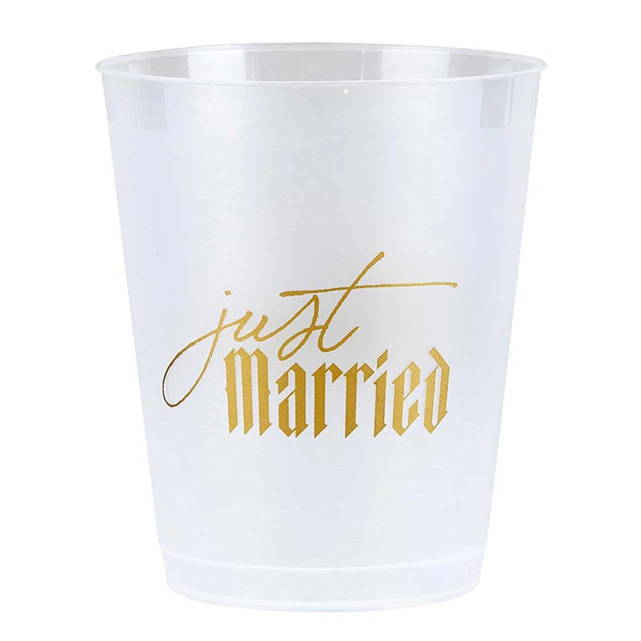 Cocktail Party Cups - Just Married - 8ct