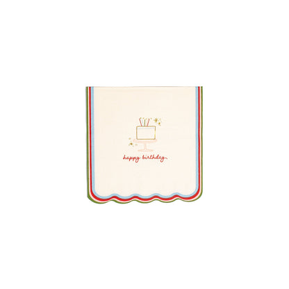 Happy Birthday Icon Cocktail Napkins