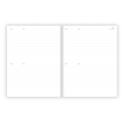 Birthday Memory Book- Blue Wave