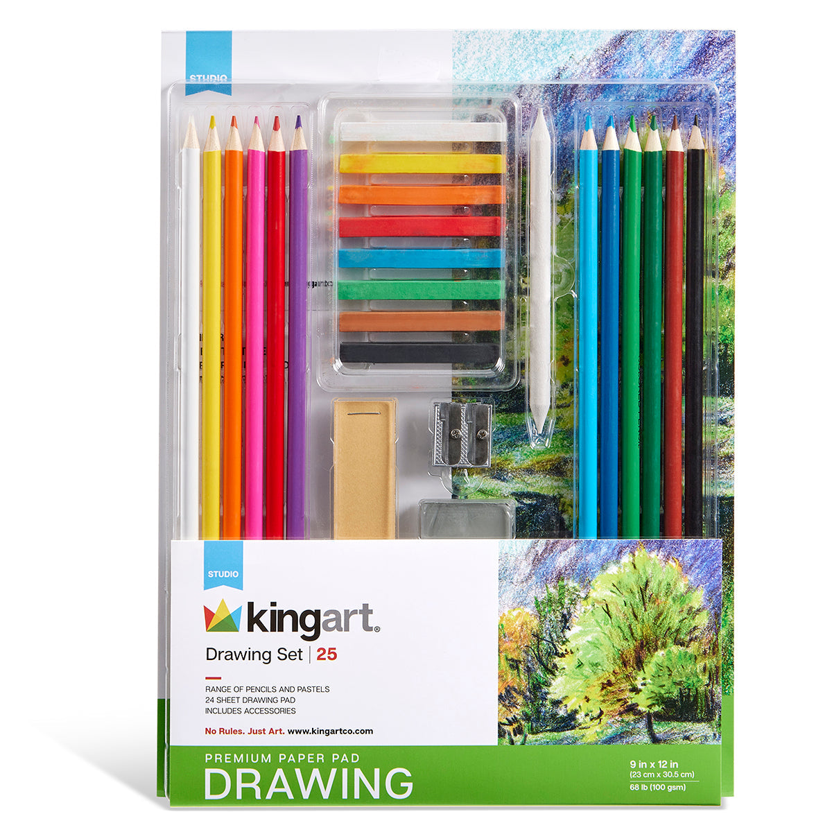 Drawing Art Set - 25 pcs