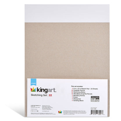 Sketching Essentials Set - 22 pcs