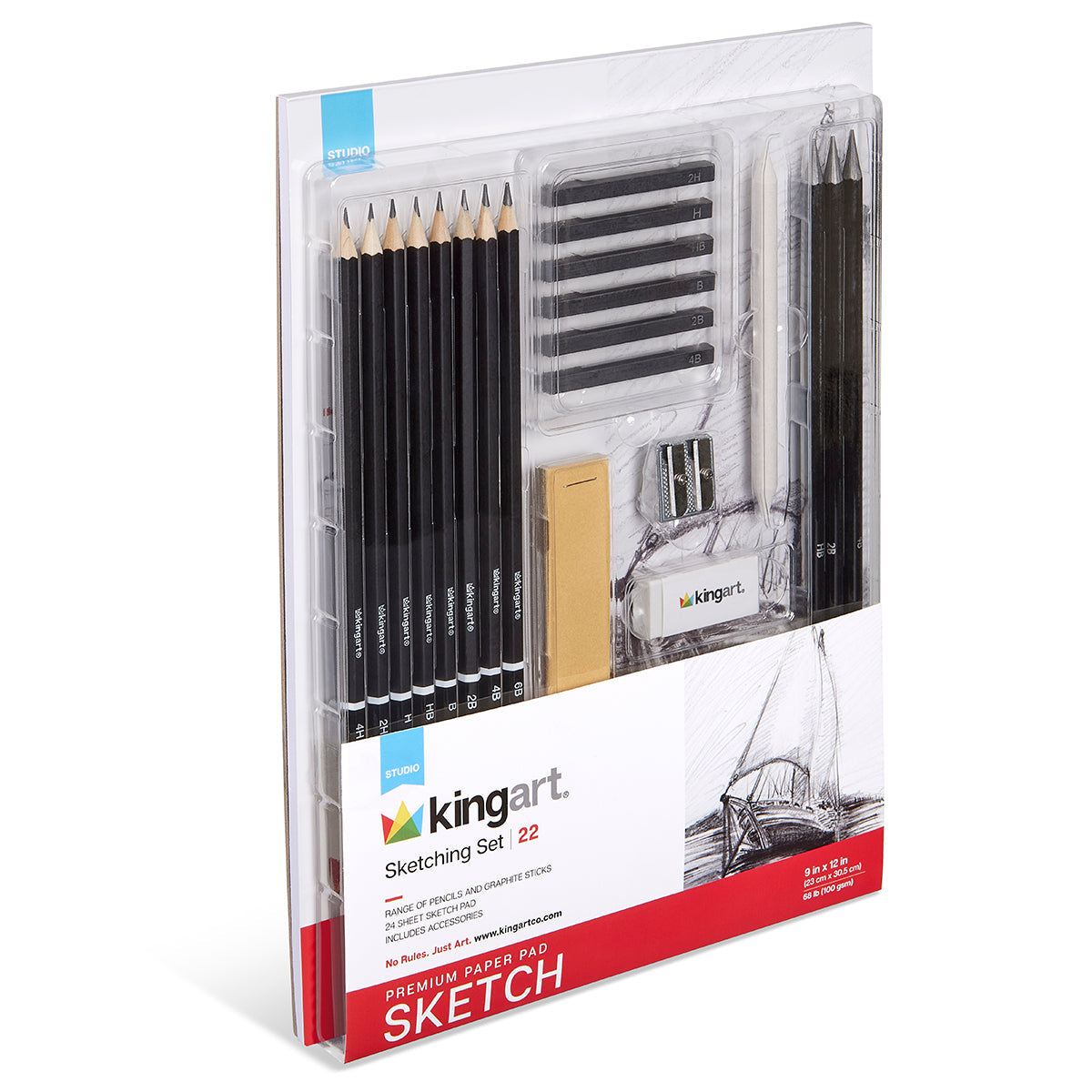 Sketching Essentials Set - 22 pcs