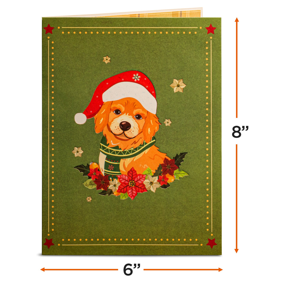 Christmas Dog Pop Up Card
