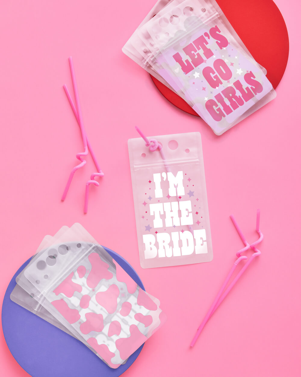 Let's Go Girls Sippers - 16 drink pouches