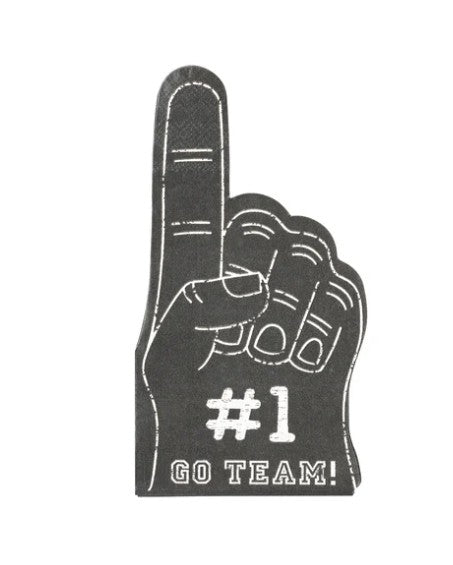 Football #1 Hand Shaped Paper Dinner Napkin