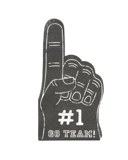 Football #1 Hand Shaped Paper Dinner Napkin