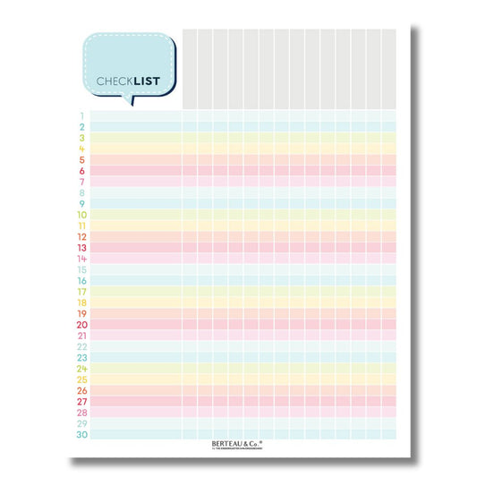 Notepad - CHECKLIST