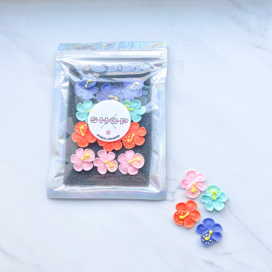 HIBISCUS EDIBLE DECORATIONS