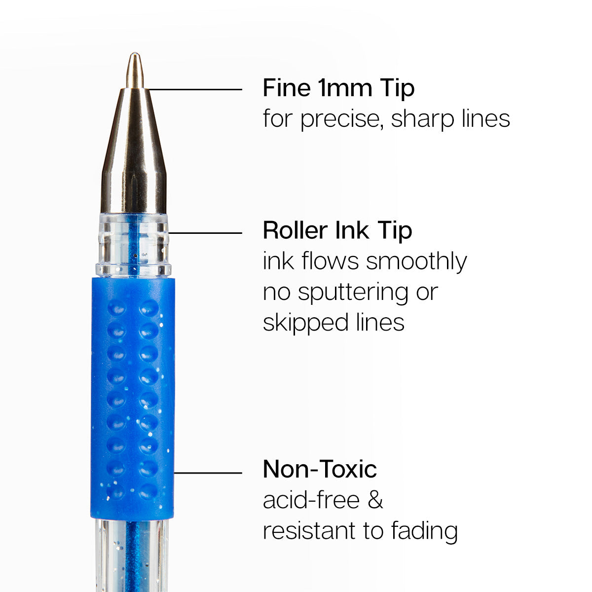 Gel Pens - Comfort Grip - 50 Colors