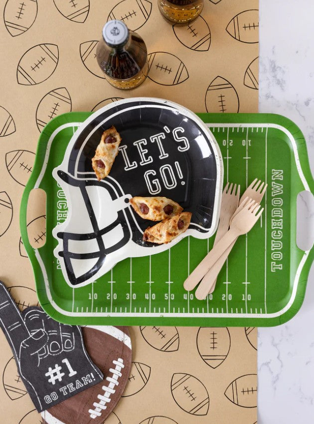 Football #1 Hand Shaped Paper Dinner Napkin