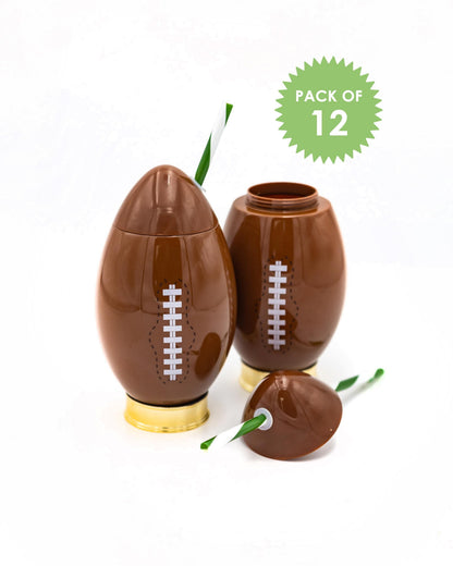 Football Novelty Sipper (Single, 6, or 12)