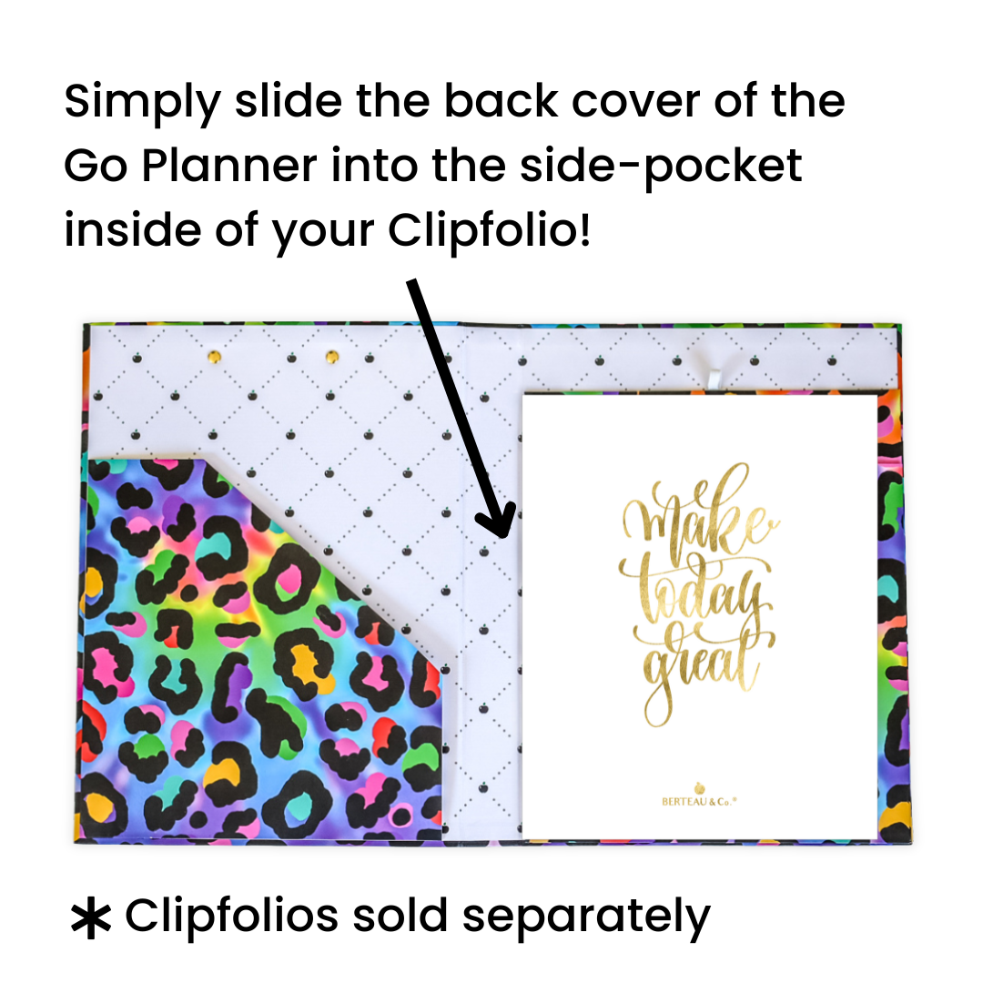 The Go Planner Insert & Sticker Book