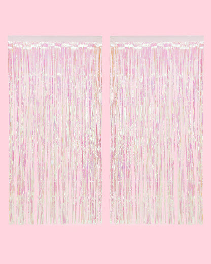 Iridescent Curtain - iridescent foil curtain