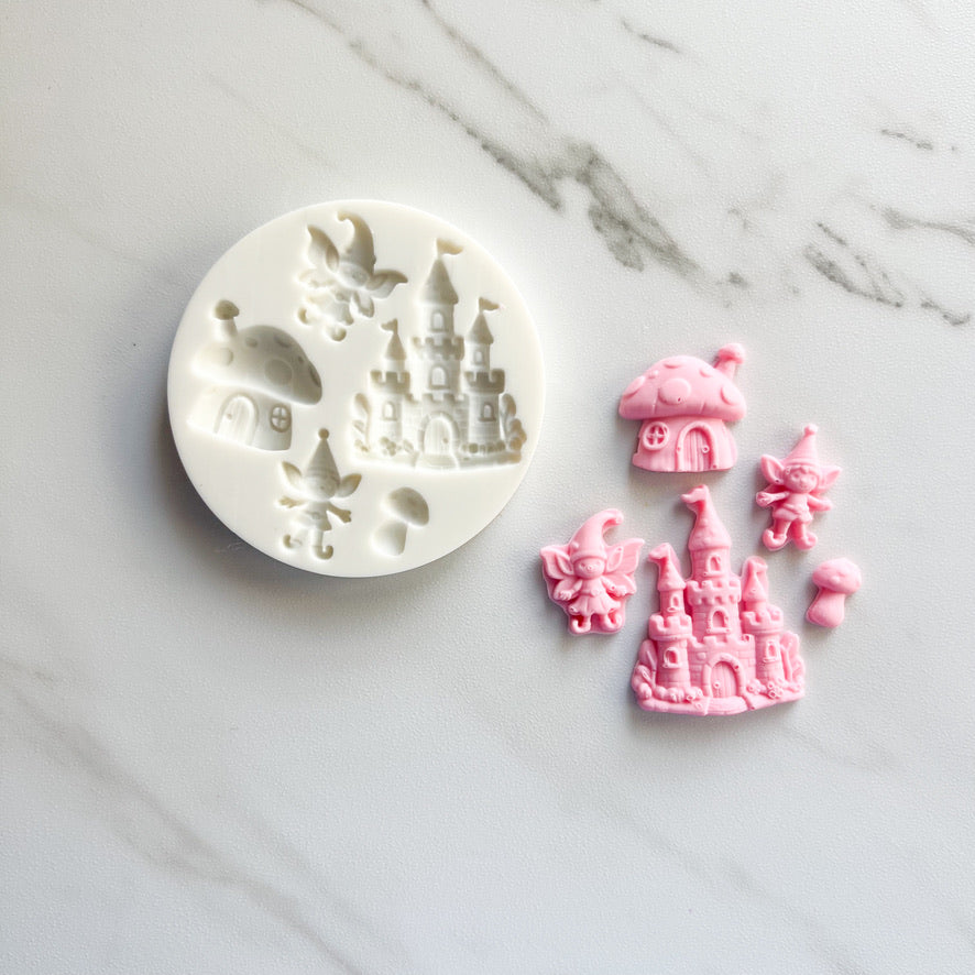 FAIRIES AND HOUSES MOLD