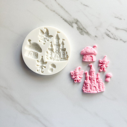 FAIRIES AND HOUSES MOLD