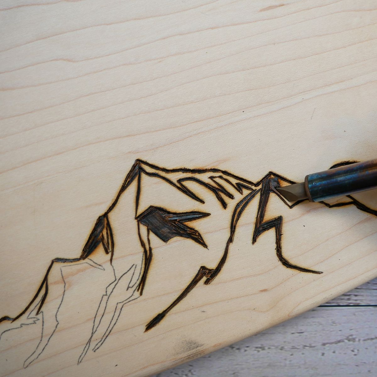 Holiday Wood Burned Cutting Board Kit