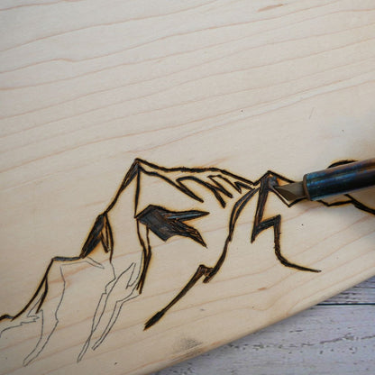 Holiday Wood Burned Cutting Board Kit