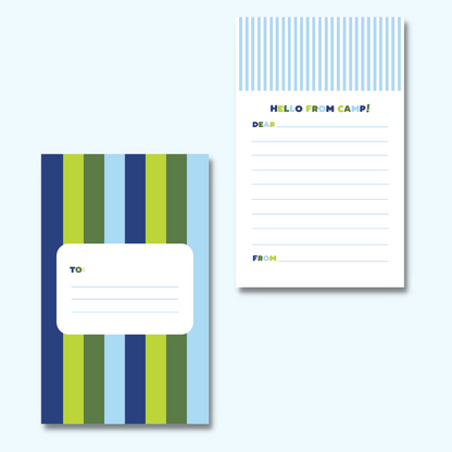 Camp Tri-fold - Blue