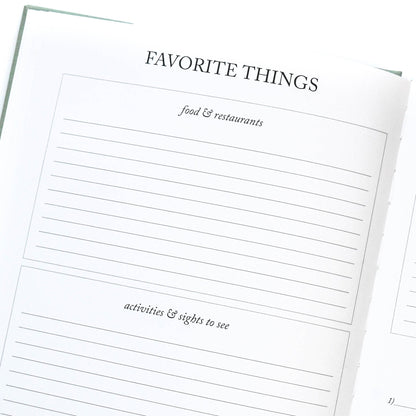 Travel Journal Book