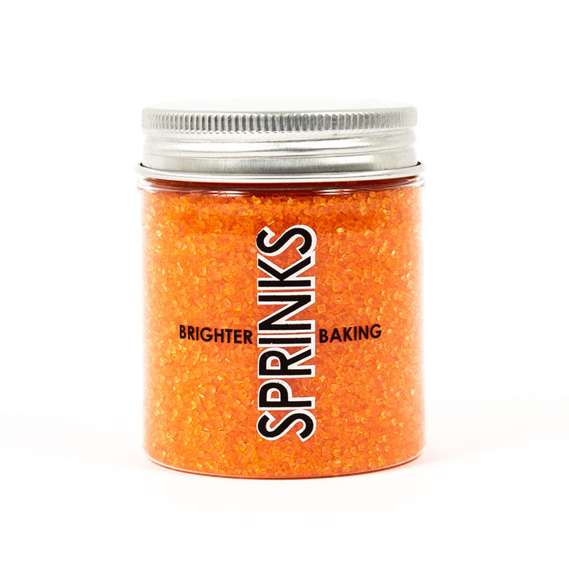 ORANGE SANDING SUGAR BY SPRINKS
