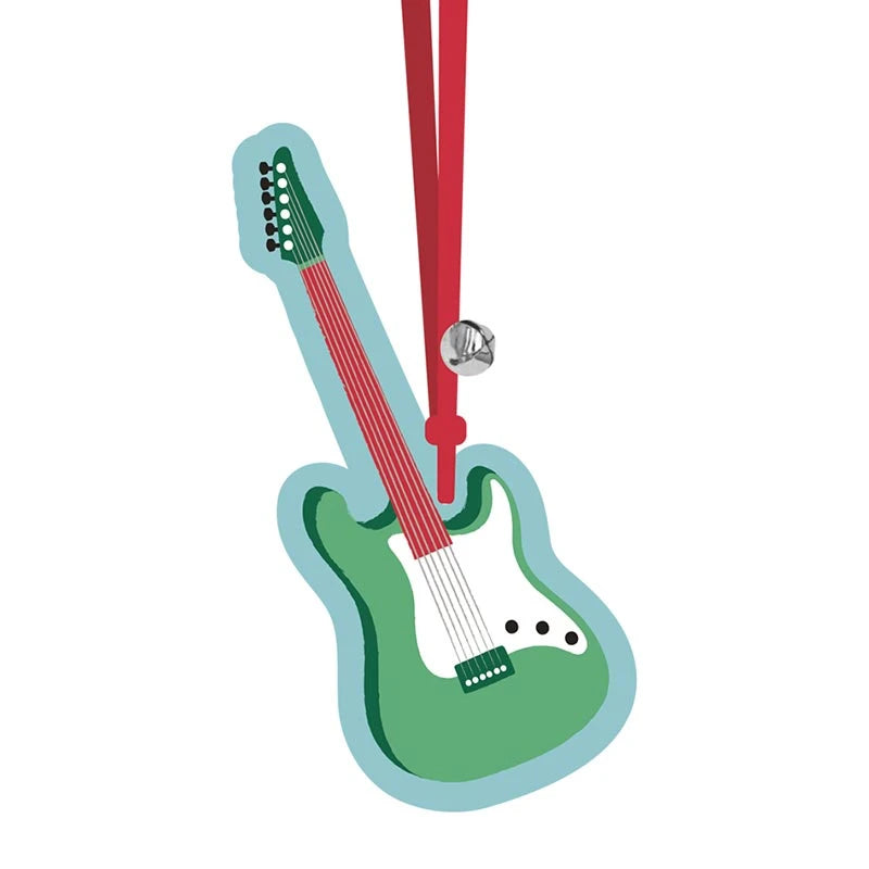 Holiday Jam Session Guitar Gift Acrylic Topper