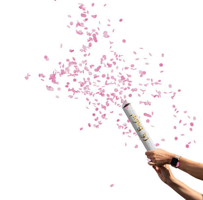 Gender Reveal Confetti Launcher Cannon - Pink Or Blue