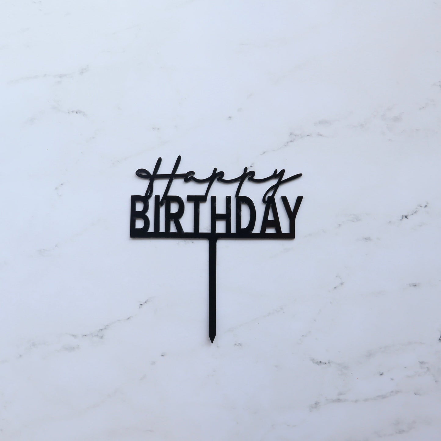 HAPPY BIRTHDAY CAKE TOPPER