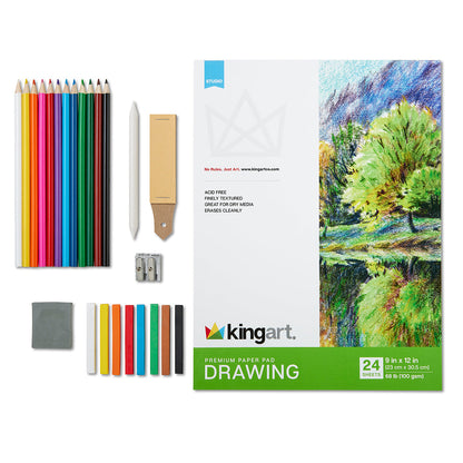 Drawing Art Set - 25 pcs