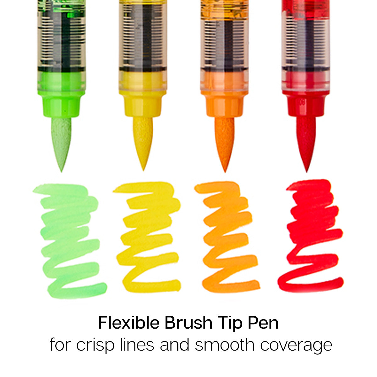 PRO Acrylic Paint Brush Pens - 12 Classic Colors