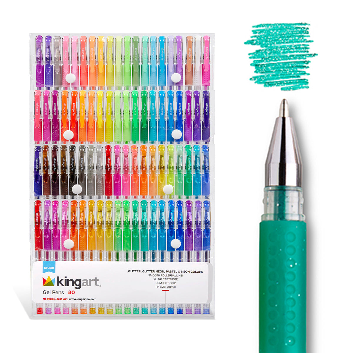 Gel Pens - Comfort Grip - 80 Colors