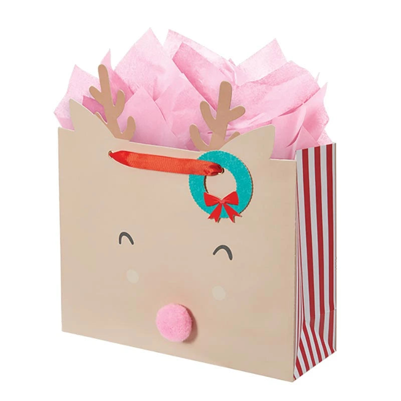 Santas Favorite Gift Bag (3CT) - Square
