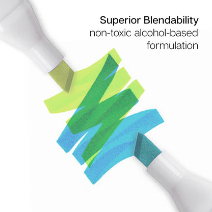 PRO Double-Ended Alcohol Markers - 12 Landscape Colors