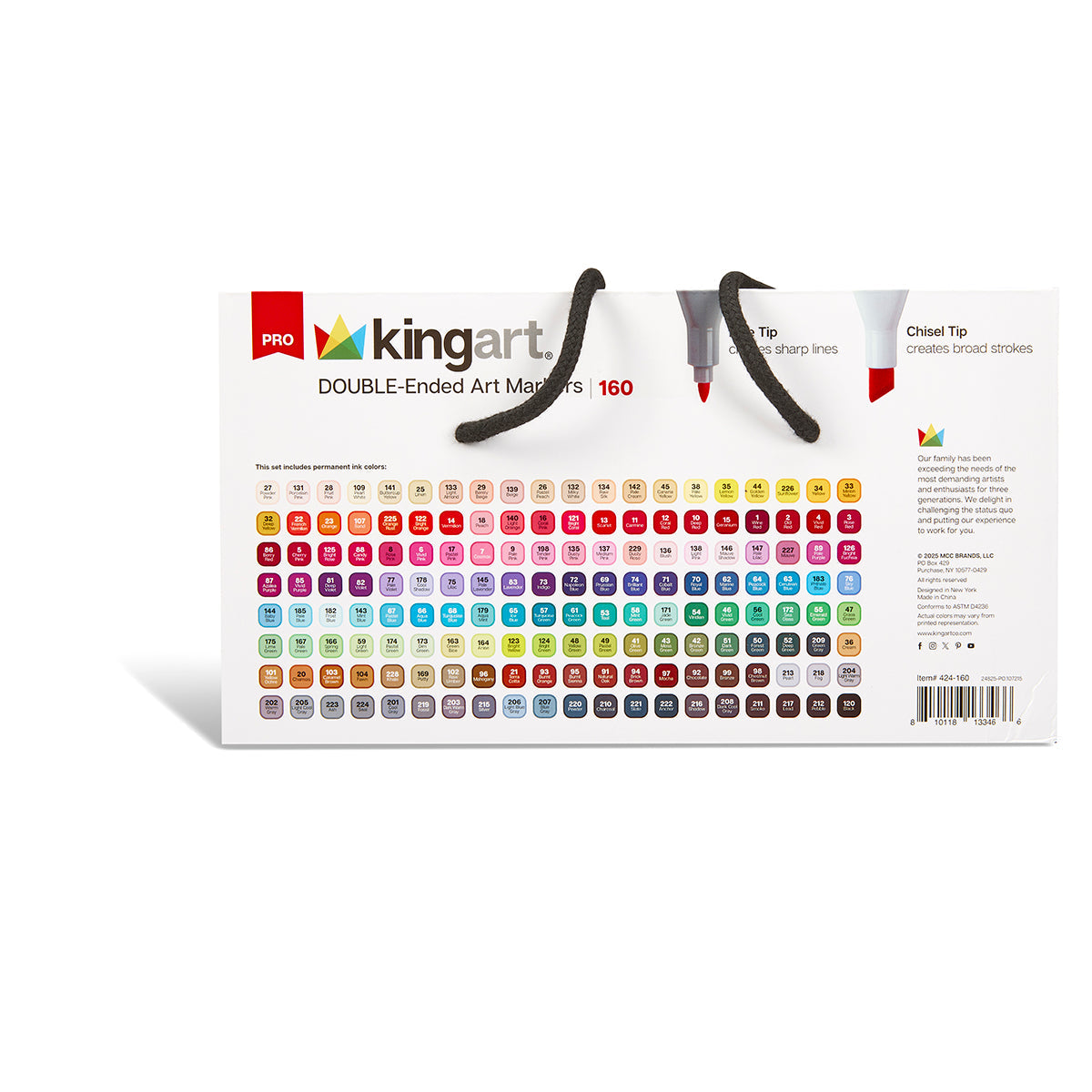 PRO Double-Ended Alcohol Markers - 160 Colors