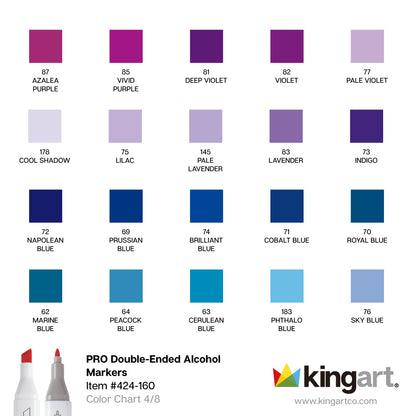 PRO Double-Ended Alcohol Markers - 160 Colors