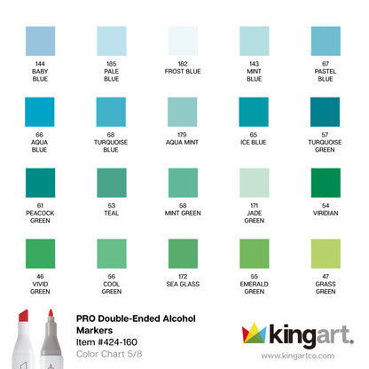 PRO Double-Ended Alcohol Markers - 160 Colors