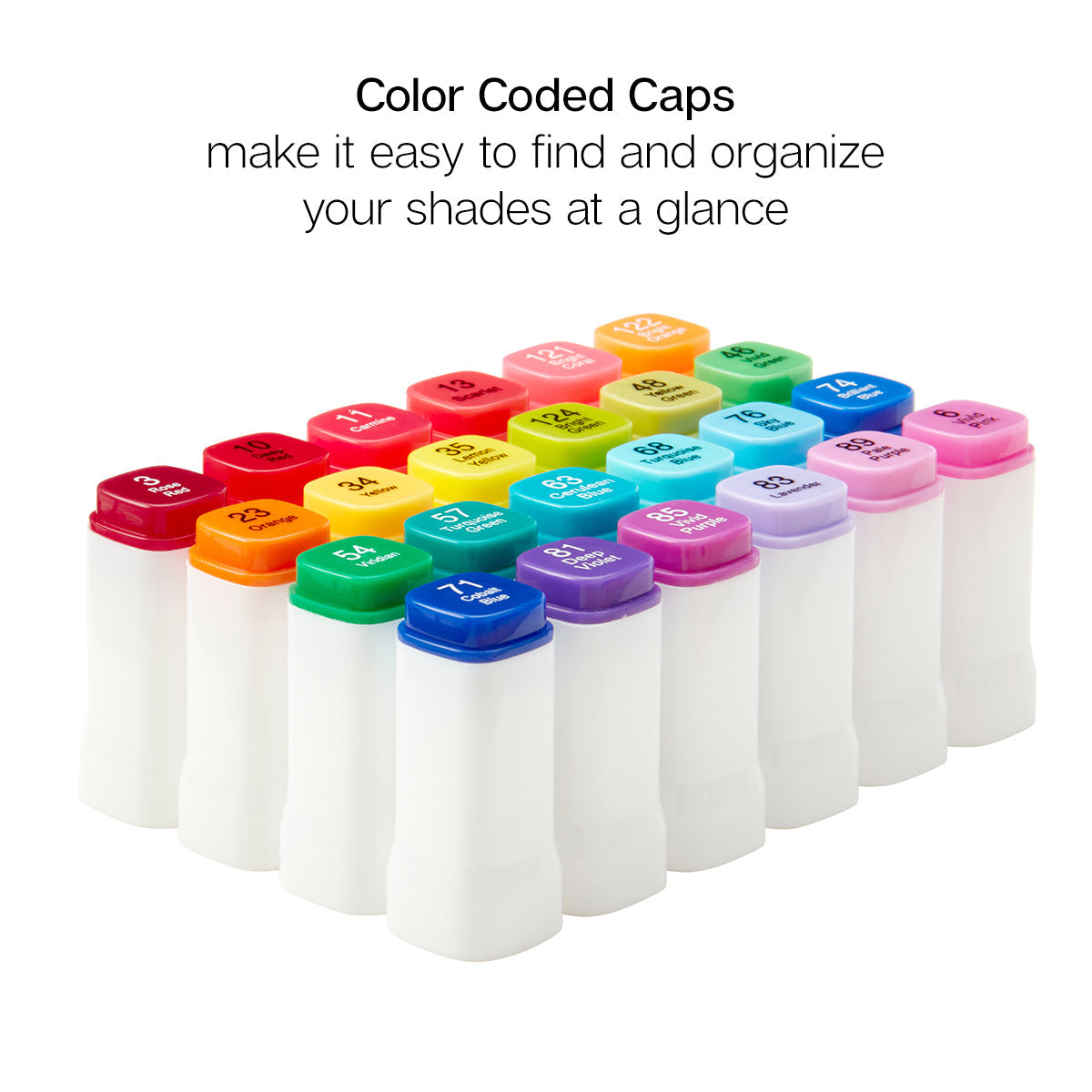 PRO Double-Ended Alcohol Markers - 24 Bright Colors