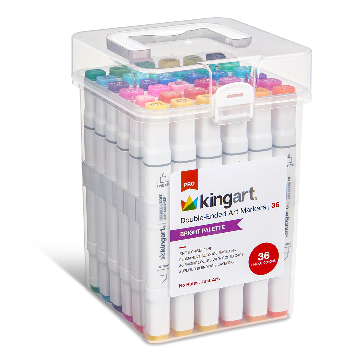 PRO Double-Ended Alcohol Markers - 36 Bright Colors