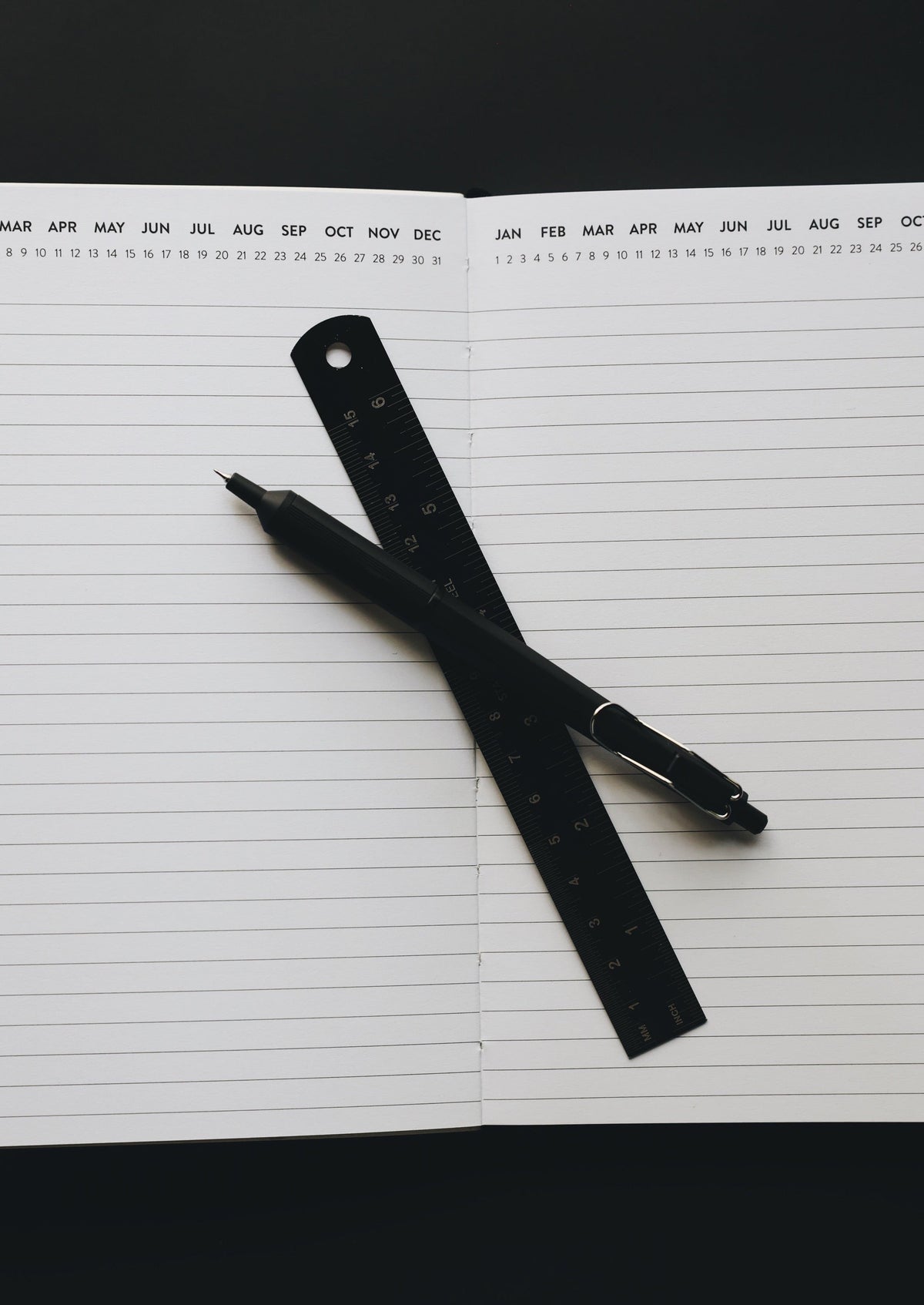 5x8 Undated Monthly Planner - Halfsies Edition