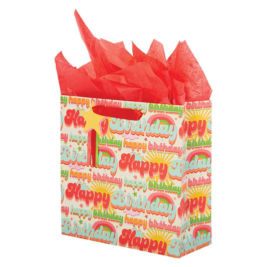 Birthday Groove Gift Bag - Medium Square