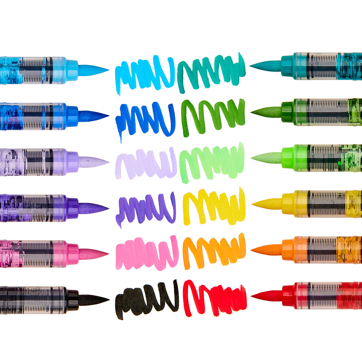 PRO Acrylic Paint Brush Pens - 12 Classic Colors
