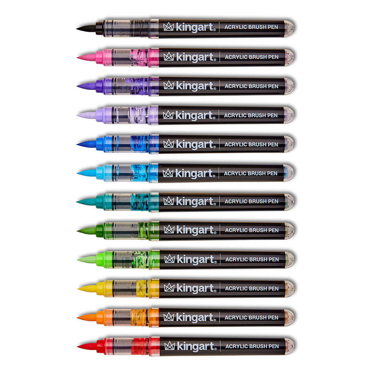PRO Acrylic Paint Brush Pens - 12 Classic Colors